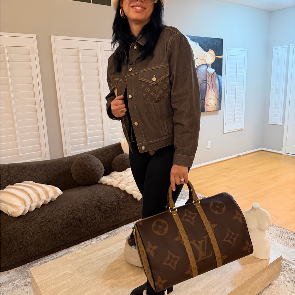 Louis Vuitton Brown Monogram Duffel Bag